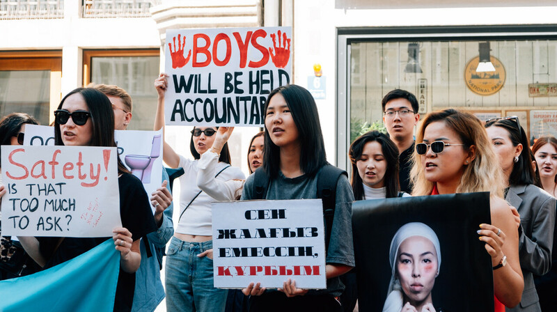 #ЗаСалтанат: в Европе прошли митинги в честь Нукеновой