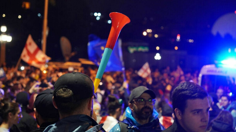 В Тбилиси состоялось шествие против «закона об иноагентах»