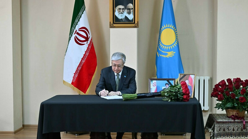 Касым-Жомарт Токаев посетил посольство Ирана в Казахстане