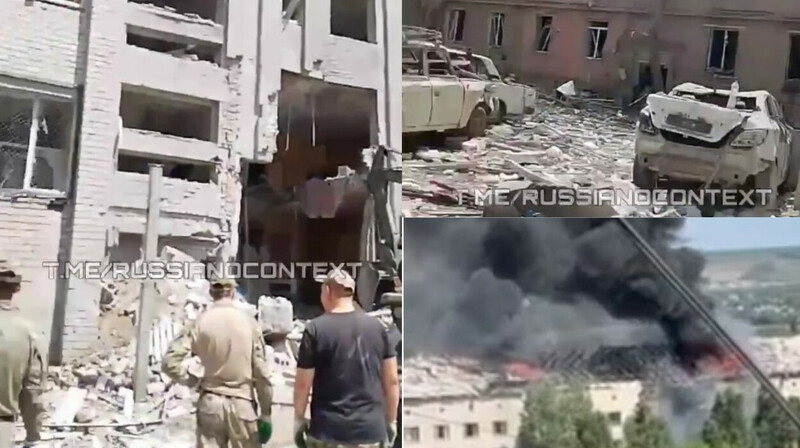 Ракеты ВСУ уничтожили базу российских войск в «ЛНР» - ВИДЕО