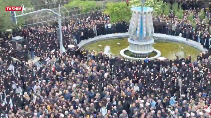 В Тебризе проходит траурная церемония прощания с президентом Раиси