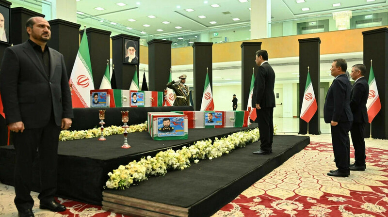 Кошанов принял участие в церемонии прощания с президентом Ирана