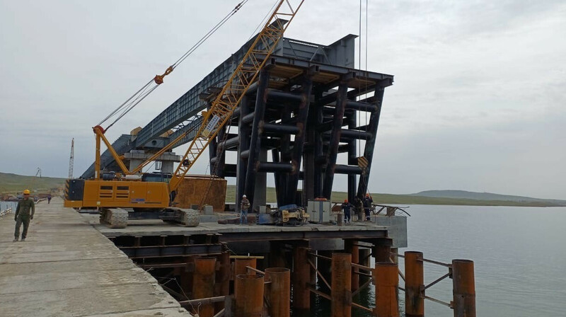 Минтранс рассказал, как идет строительство моста через Бухтарминское водохранилище