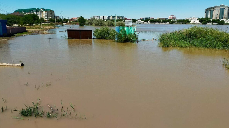 Уровень воды в Жайыке продолжает подниматься