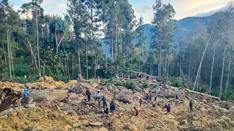 Более 2000 человек погибли в Папуа-Новой Гвинее из-за оползня