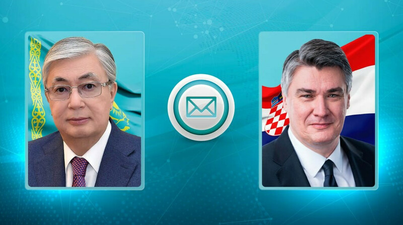 Токаев направил поздравительную телеграмму президенту Хорватии