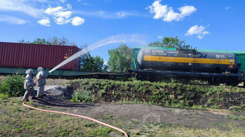 Началось расследование по факту утечки серной кислоты в области Жетысу