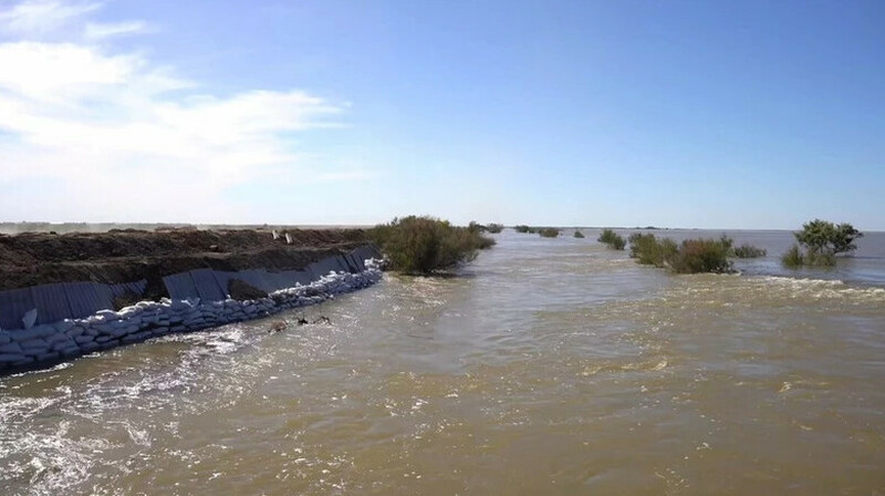 В устье Жайыка ожидается приток воды