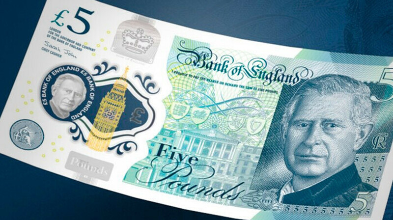 Чарльз III сменил Елизавету II на банкнотах Банка Англии