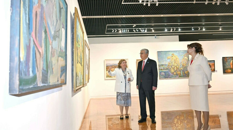 Токаев лично оценил шедевр Леонардо да Винчи в Астане. ВИДЕО