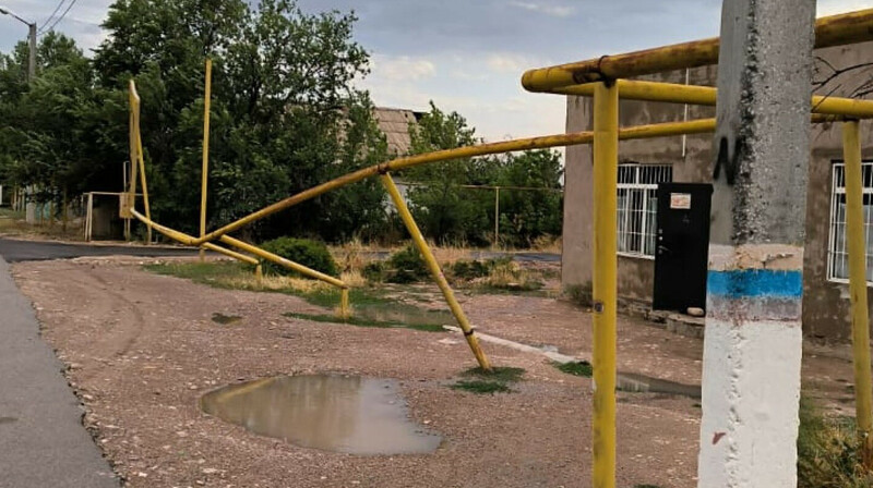 В Жамбылской области избавляются от последствий схода селей