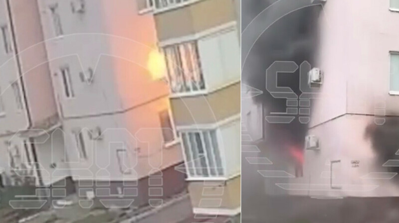 Мужчина в реанимации: последствия взрыва газа в Дагестане попали на видео