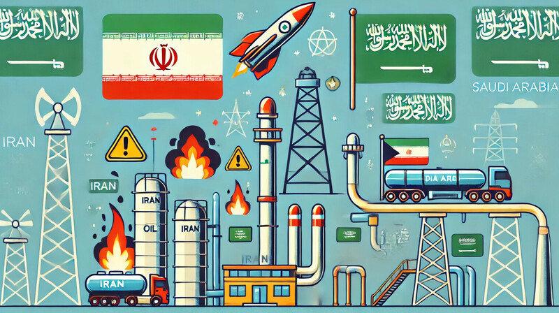 Иран угрожает разбомбить нефтяные объекты Саудовской Аравии за поддержку Израиля