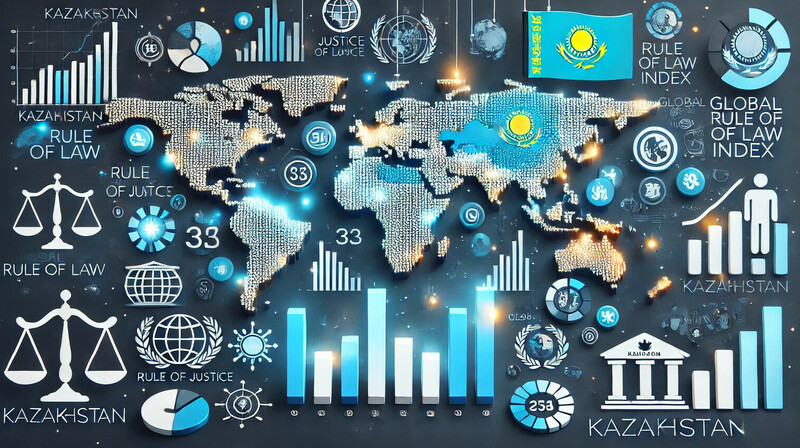 Какое место занимает Казахстан в глобальном индексе верховенства закона