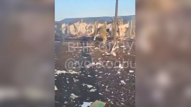 Беспилотники нанесли удар по военному полигону в Ростовской области. ВИДЕО