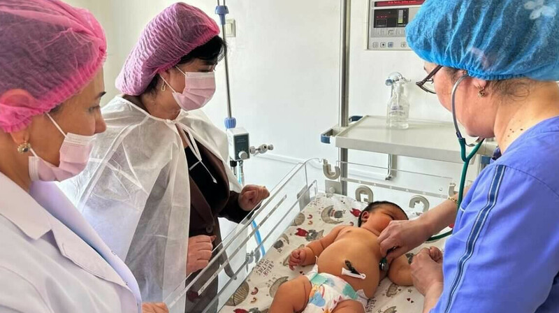 В Узбекистане родился ребенок весом почти семь килограммов