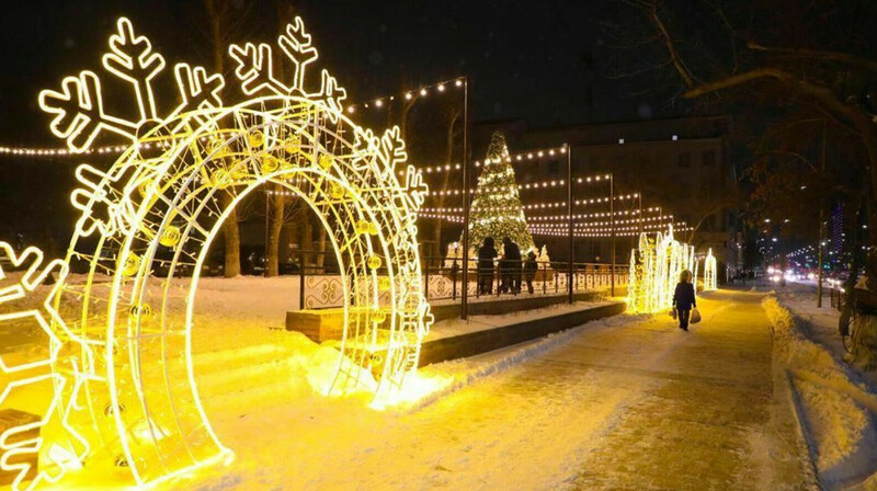 Около Т700 млн потратит Астана на новогоднее оформление и зимние развлечения