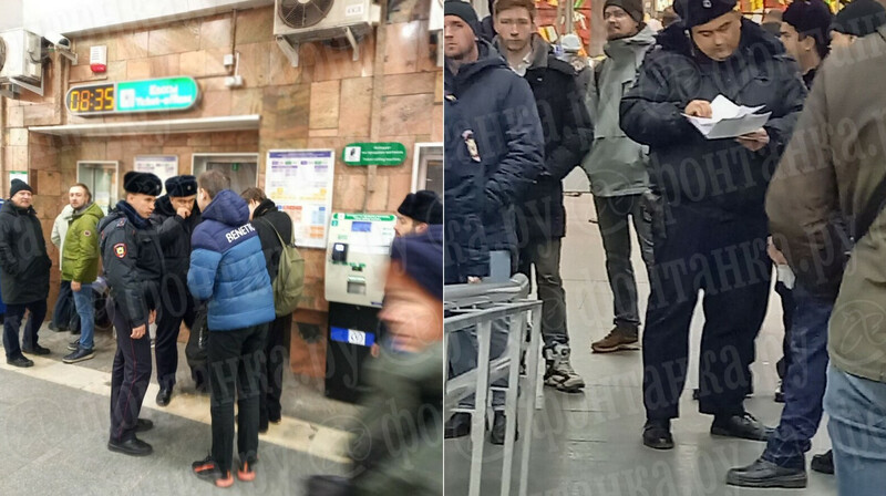 Массовые задержания призывников в Москве и Петербурге