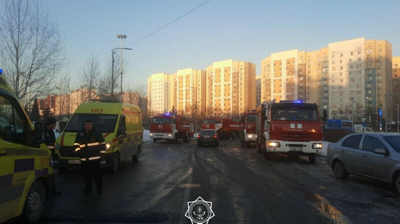 В "Алматы арена" произошёл пожар: трое детей госпитализированы