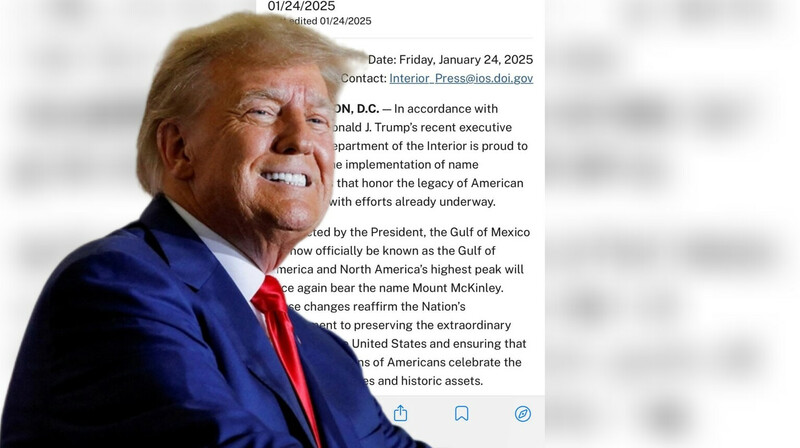 Трамп переименовал Мексиканский залив