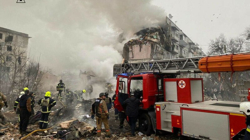 Массированный удар по Украине: в Полтаве разрушен дом, есть жертвы