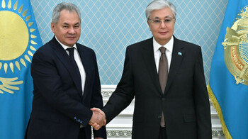 Президент Казахстана встретился с Сергеем Шойгу в Акорде