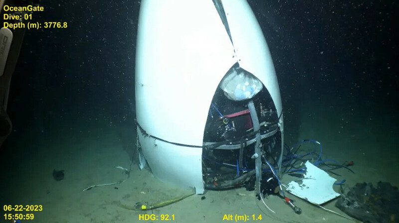 Опубликована аудиозапись, предположительно зафиксировавшая взрыв батискафа "Титан"