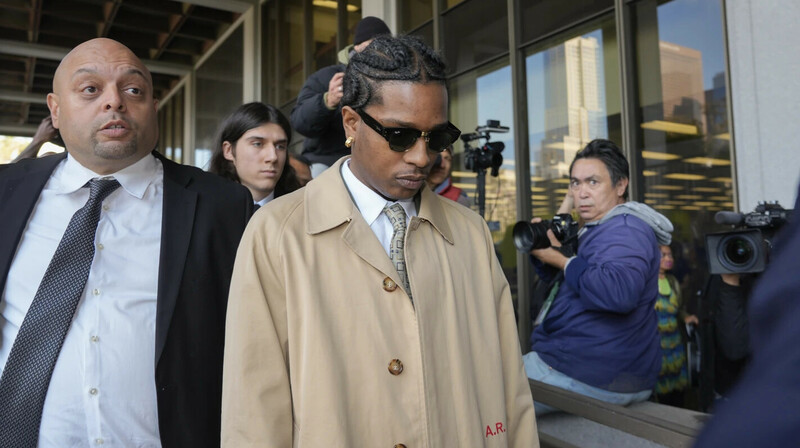 Рианна пришла с детьми на суд над A$AP Rocky