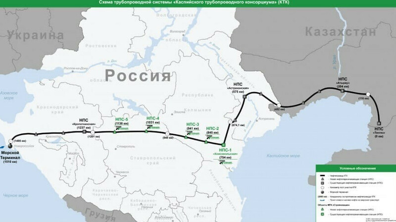 Транспортировка нефти с Тенгиза нарушена из-за удара БПЛА