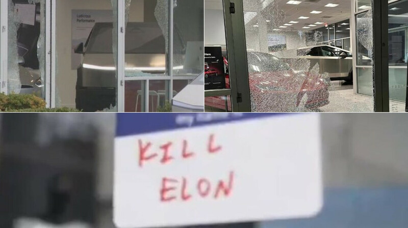 В США обстреляли шоурум Tesla — Маску угрожают смертью