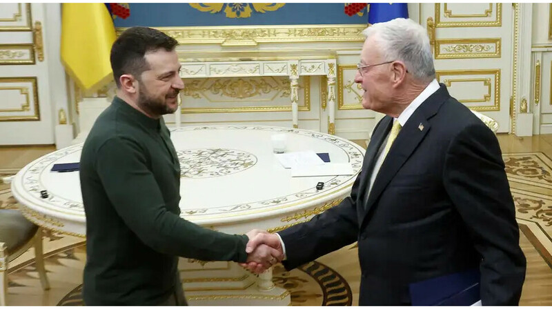 Зеленский провел встречу в Киеве со спецпредставителем президента США Келлогом
