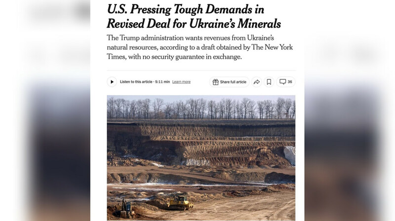 СМИ: США ужесточили условия сделки по украинским ресурсам