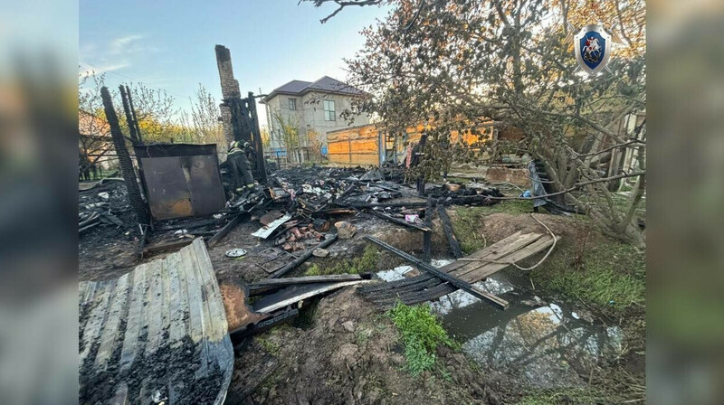 Пятеро детей погибли при пожаре в частном доме в Астрахани