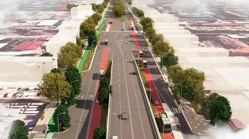 В Алматы начались масштабные работы на маршруте BRT