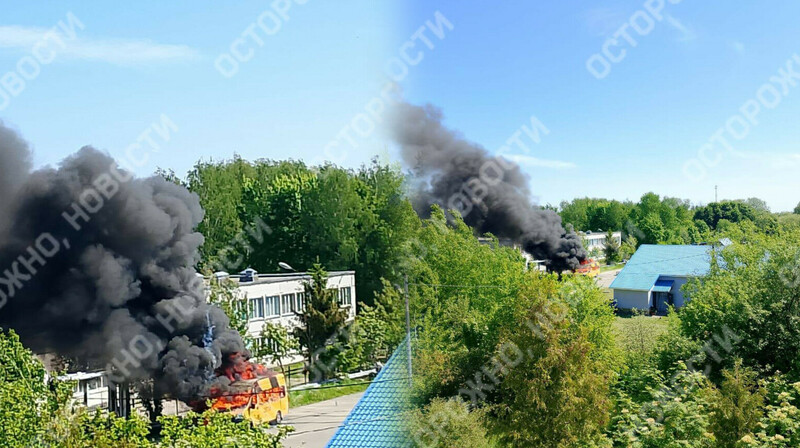 В Подмосковье взорвался автобус, перевозивший детей