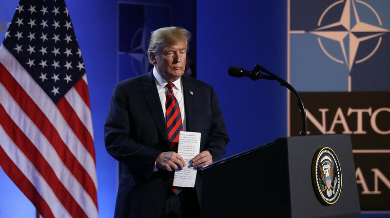 НАТО сократило саммит до 2,5 часов из-за Трампа