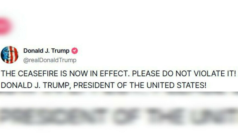 Трамп призвал Израиль и Иран не нарушать перемирие