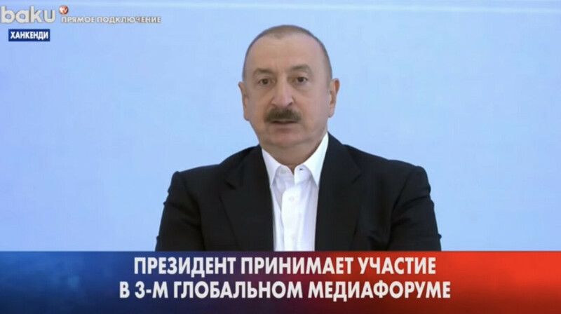 Алиев призвал Украину не мириться с оккупацией