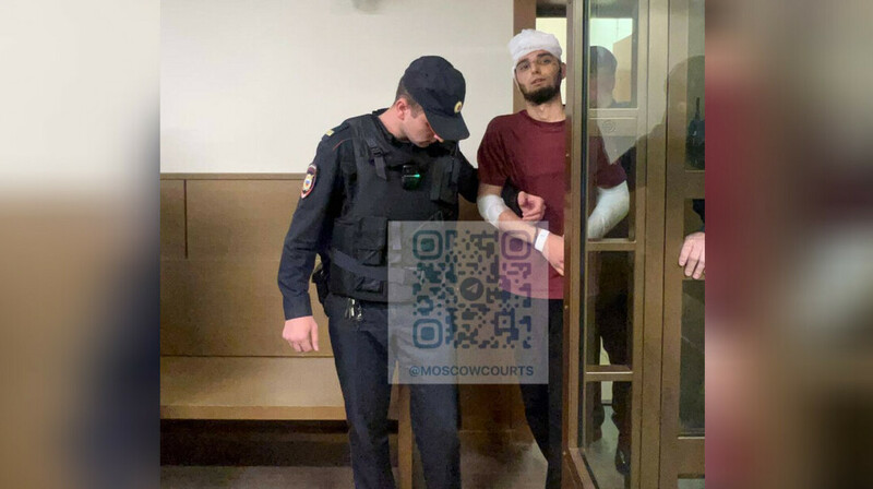 Суд Москвы арестовал мужчину, напавшего на полицейских с ножом
