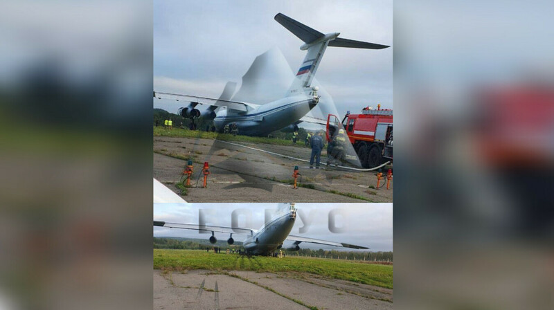 Военный Ил-76 совершил аварийную посадку в Красноярском крае