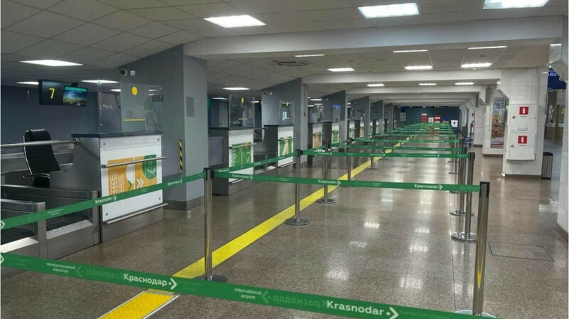 Аэропорт Краснодара впервые заработал с начала войны в Украине