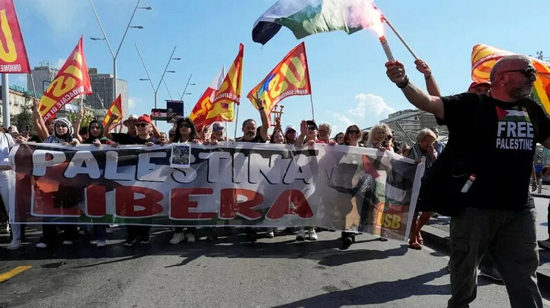 Италия парализована забастовками из-за пропалестинских протестов