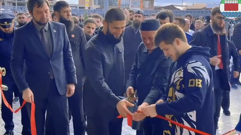 В Чечне открыли спорткомплекс имени сына Кадырова
