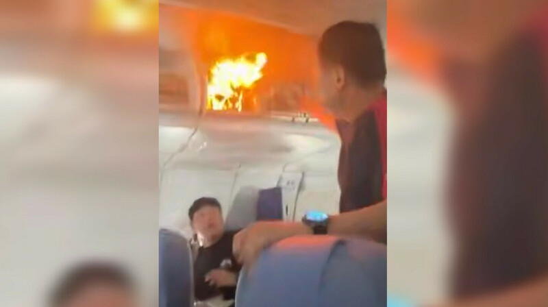 Air China экстренно посадила самолёт из-за возгорания в салоне