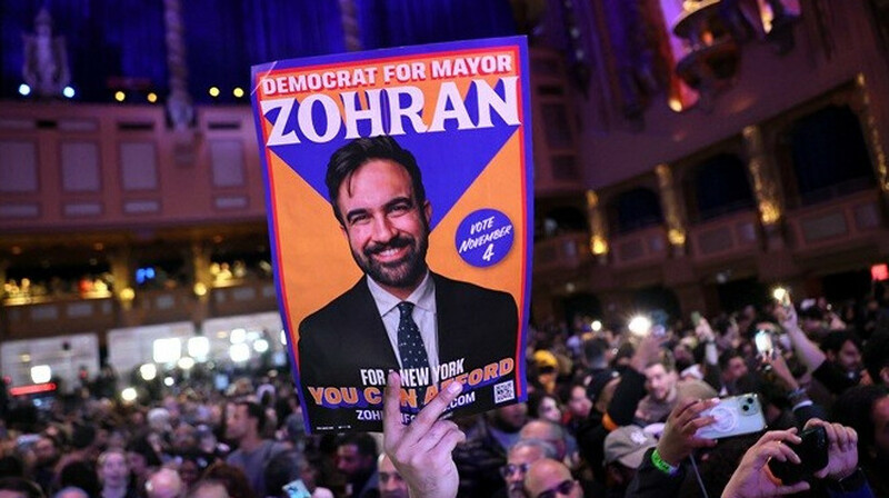 По предварительным итогам голосования губернатором Нью-Йорка станет Зохран Мамдани