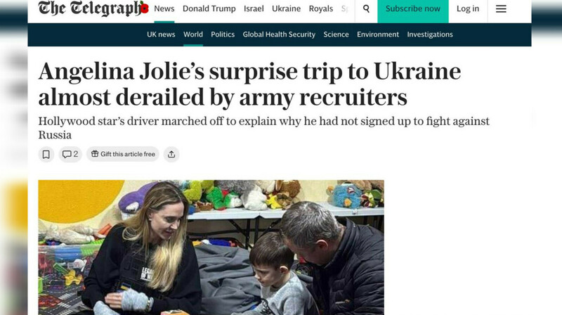 Водителя Анджелины Джоли отпустили из военкомата в Херсоне