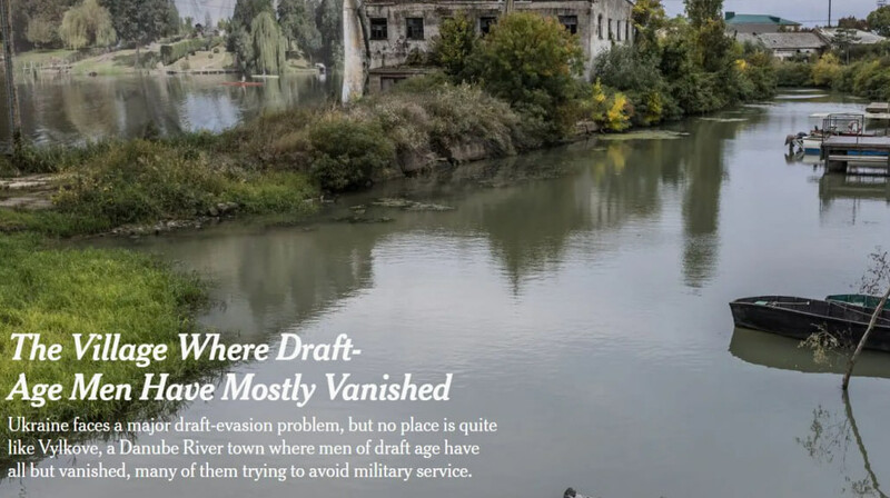 В украинском городе Вилково почти не осталось мужчин — The New York Times