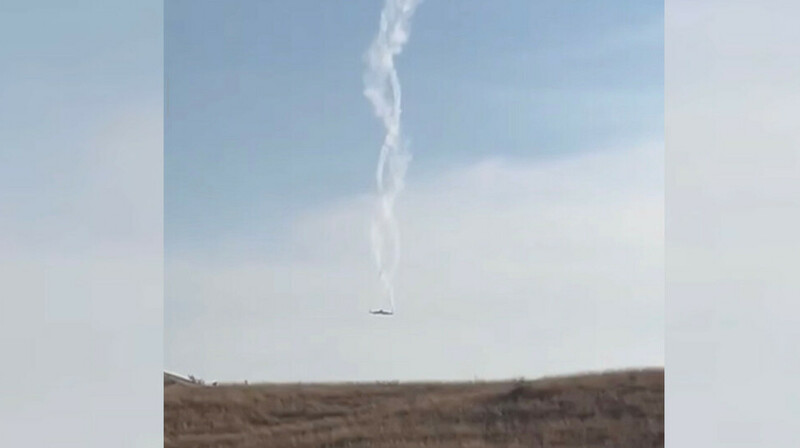 Турецкий военный самолет разбился у границы Грузии и Азербайджана