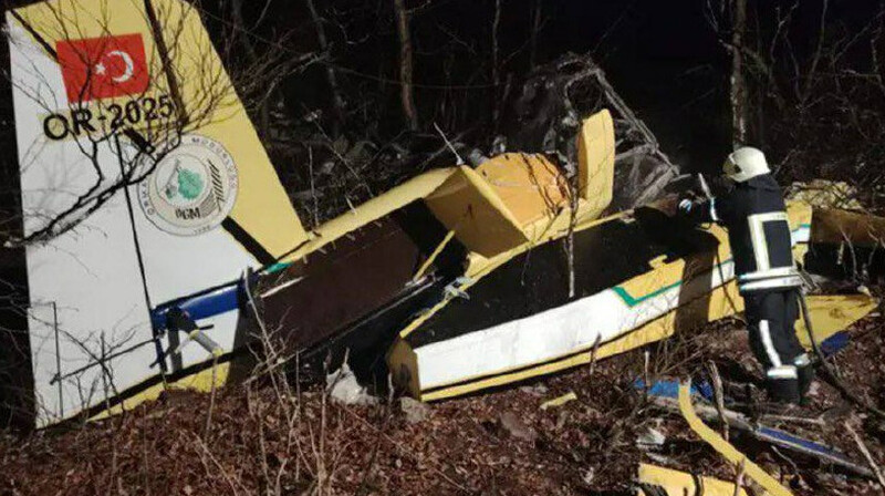 В Хорватии разбился турецкий пожарный самолёт, пилот погиб