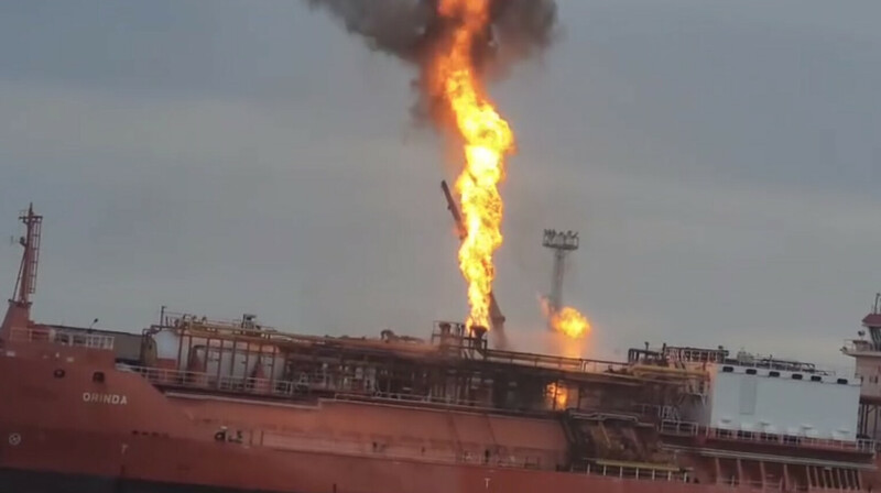 В Румынии эвакуировали село после атаки дрона на танкер с газом на Дунае